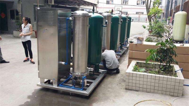 臭氧發(fā)生器，500克氧氣源臭氧發(fā)生器牛仔洗滌現(xiàn)場視頻
